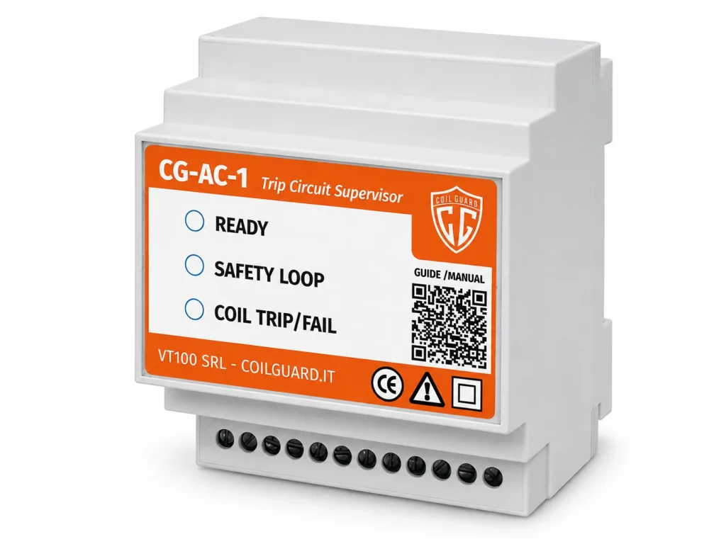 Dispositivo Coil Guard CG-AC-1 per il monitoraggio della bobina di sgancio