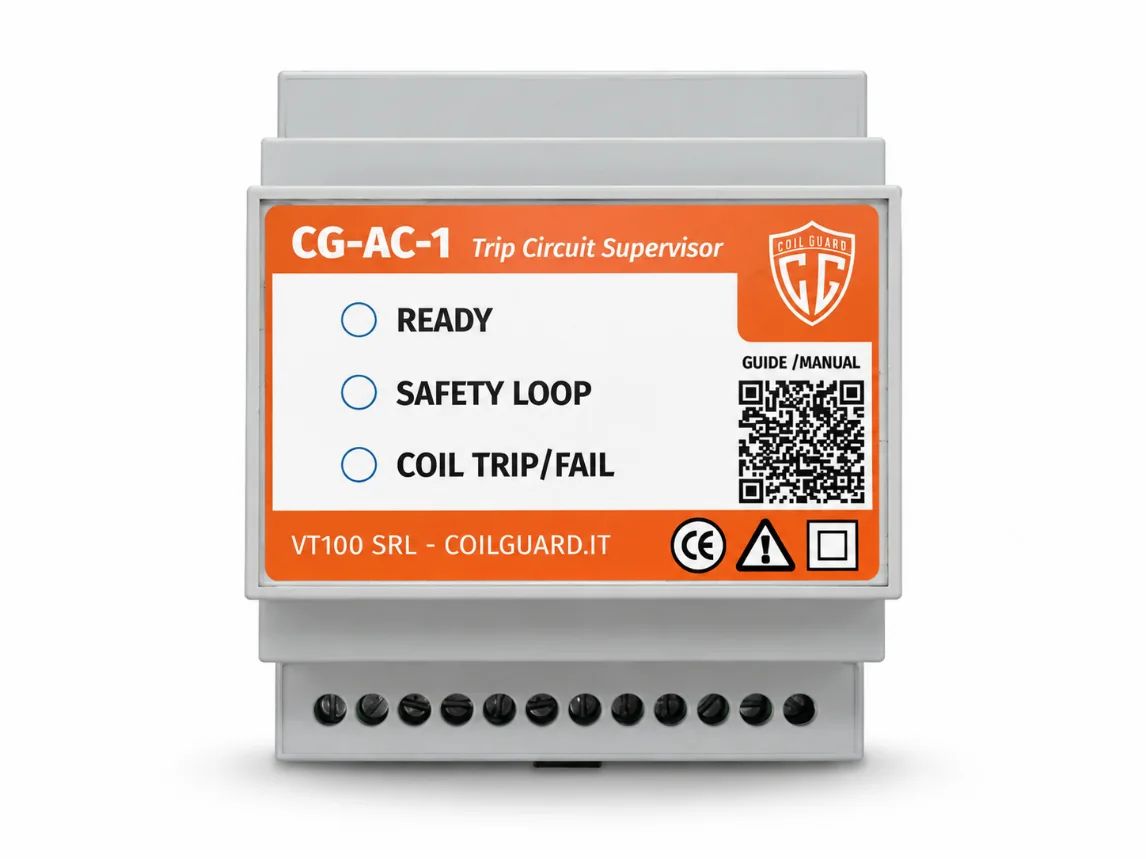 Dispositivo Coil Guard CG-AC-1 per la supervisione della bobina di sgancio