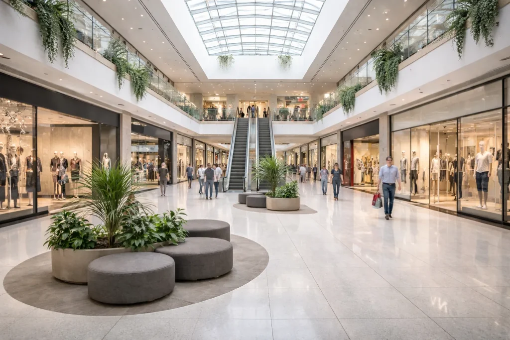 Impianto elettrico di un centro commerciale